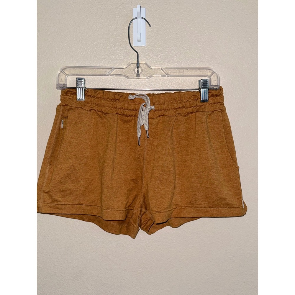 Vuori Halo Performance Short Terracotta Heather Drawstring Athletic Small VW339